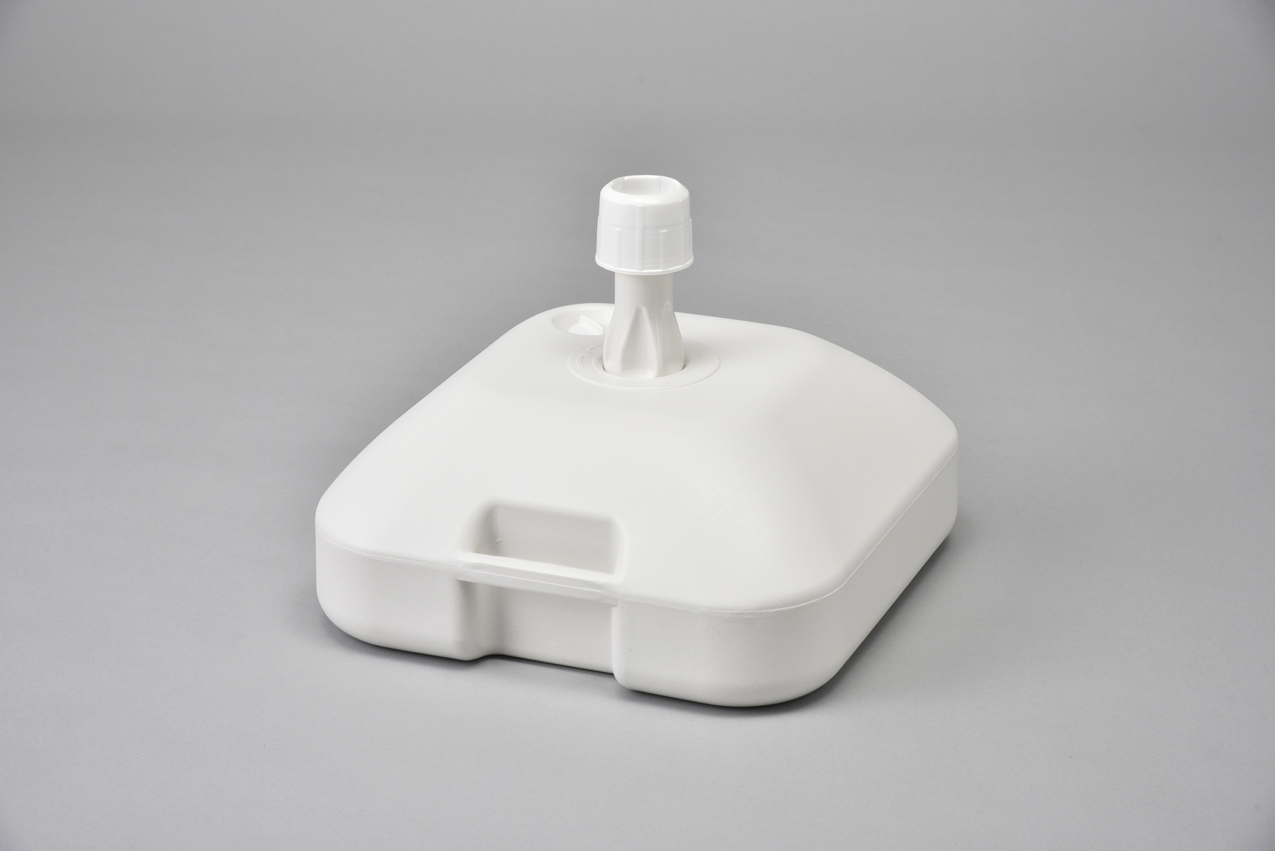 ノボリ用ポール台（注水タイプ）  255120　ノボリ用ポール台G型（白）