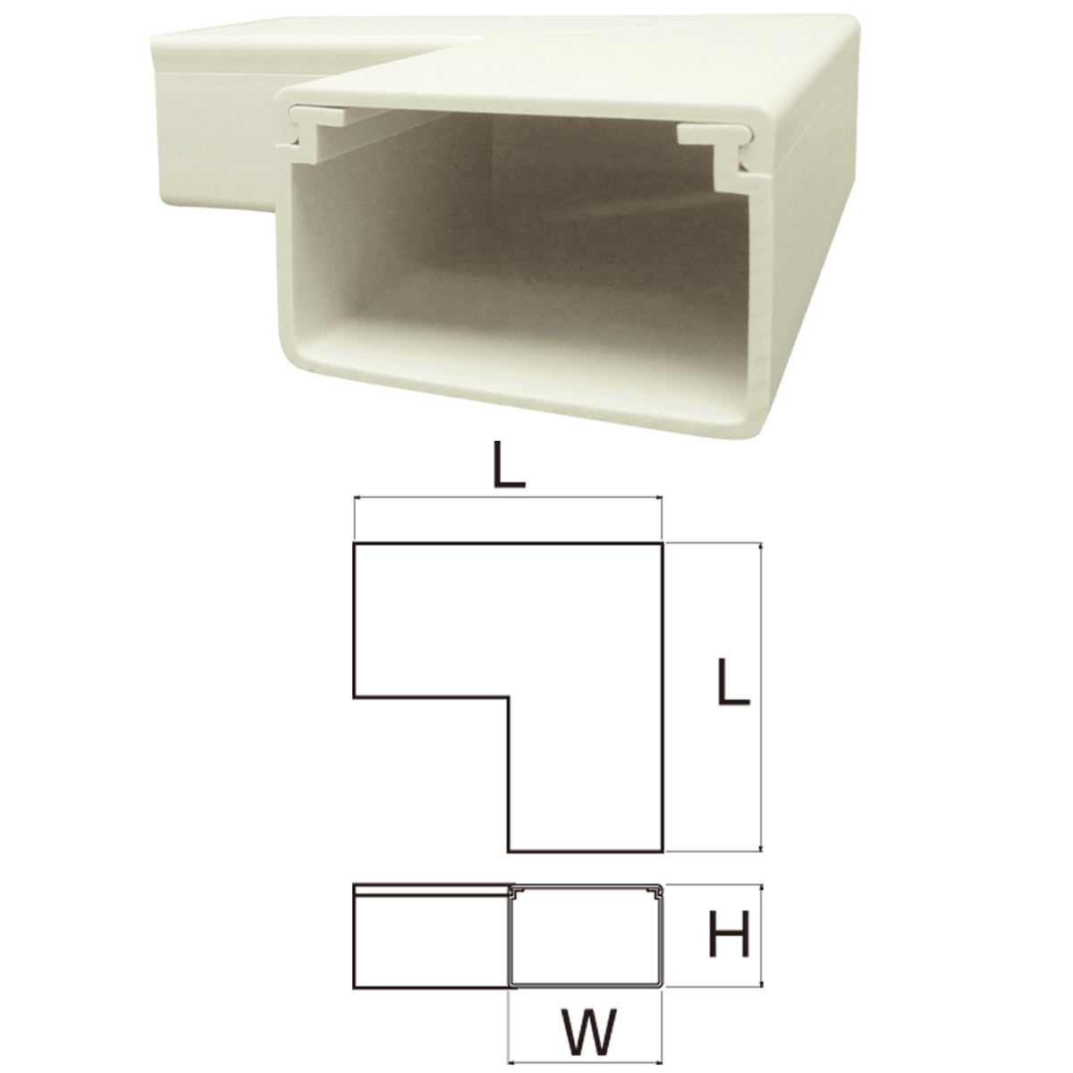 JAPPY Ｎダクト（横曲り） Ｃ－４３－ＳＤＳ－Ｂ－ＪＰ