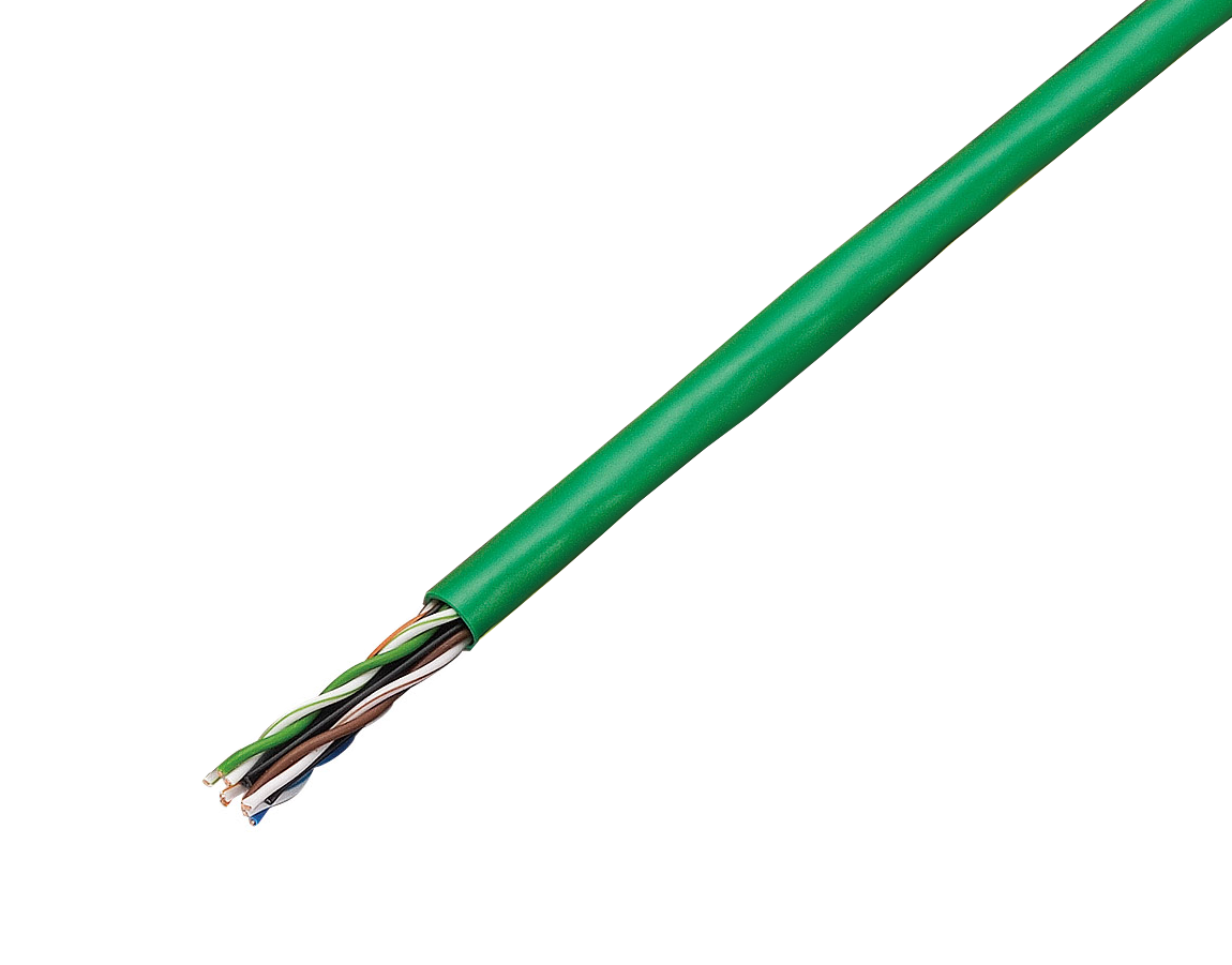 JAPPY Ｃａｔ．６　ＬＡＮケーブル ＴＰＣＣ６　０．５ｍｍ×４Ｐ　緑ＪＰ