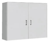 RA20-1414-2　RA形制御盤キャビネット（水切構造、防塵、防水パッキン付）鉄製基盤付