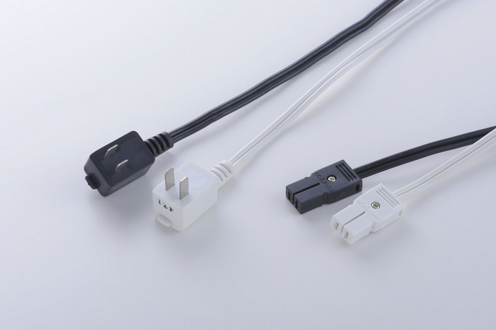 リニアコンセント用2P電源コード  LPMC300（BK）