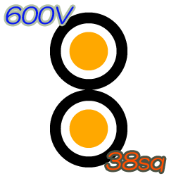 600V CVD 38sq  50m