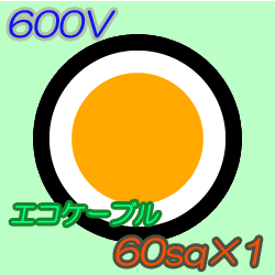 エコケーブルEM-CE60-1C　10m