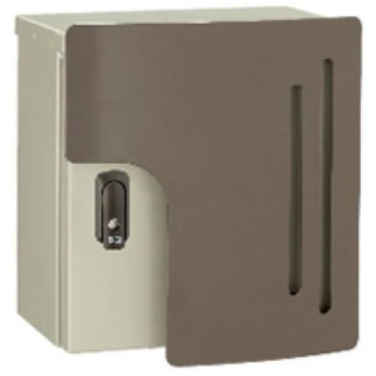 【在庫限り品】電気自動車 EV PHEV 用コンセント収納キャビネット （箱開封　未使用）　メーカー:日東工業　型式:EVR-1H