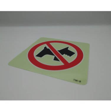 【在庫限り品】透明サインステッカー　207106　メーカー:日本緑十字社　型式:TM-6×10枚